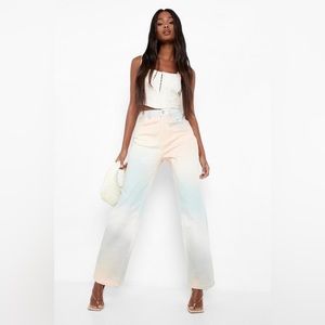 BOOHOO ombré boyfriend jeans